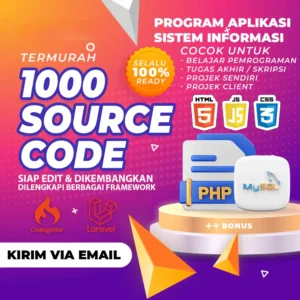 Source Code PHP MySQL Berbasis Web